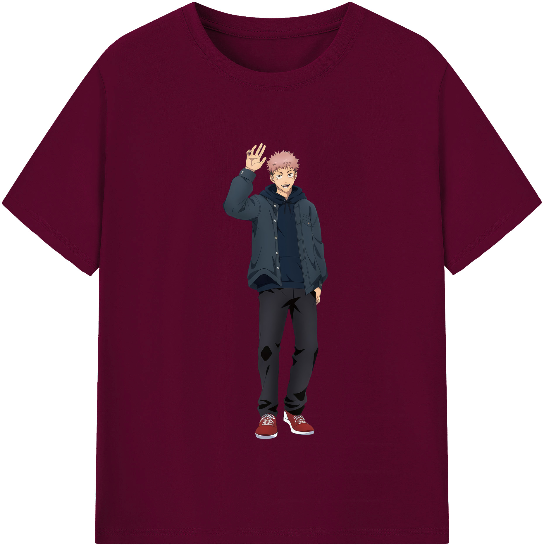 （画像用） 呪術廻戦 Jujutsu Kaisen レディースカジュアルプリントTシャツ（綿100％）